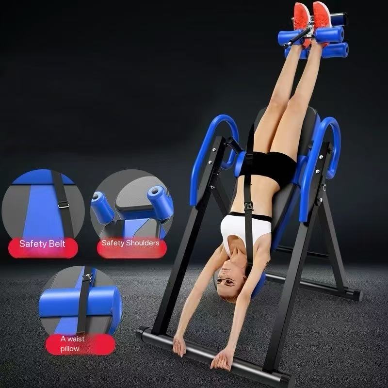 Balance Board Fitness - ホームインバージョンストレッチオールインワンマシンバランスボードフィットネス機器屋内補助牽引装置ブラックレッド総合的