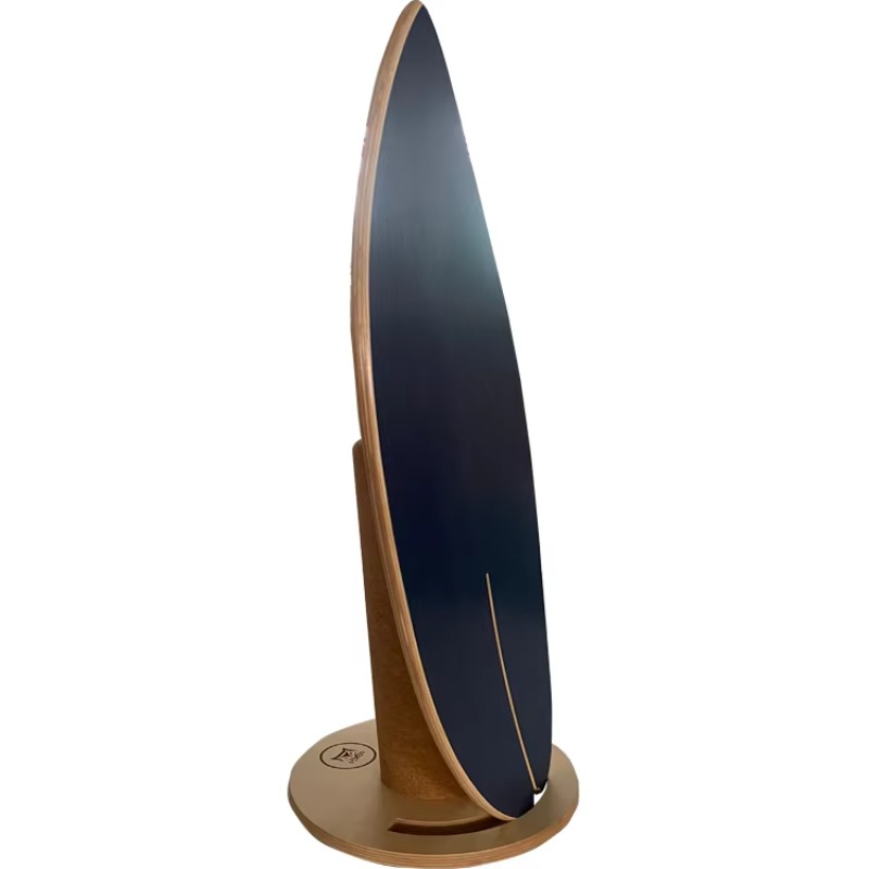 Balance Board Fitness - ポータブルカラフル木製フィットネスバランスボードコルクウエストトレーナースポーツスケートボード