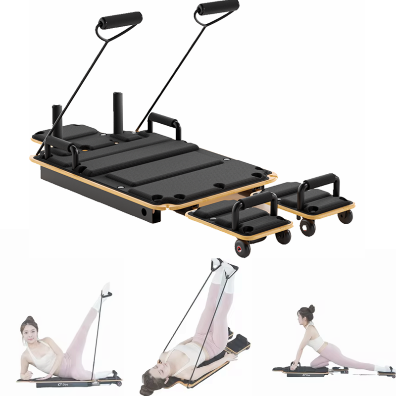 Balance Board Fitness - ポータブル折りたたみ式ホームピラティスフィットネスボードプロフェッショナル多機能バランス腹筋ボード