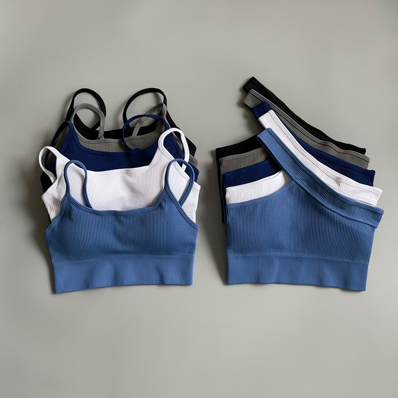女性用の通気性のあるニットブラ,セクシーなワンショルダースポ - Yoga Mat For Fitness のレビューと価格