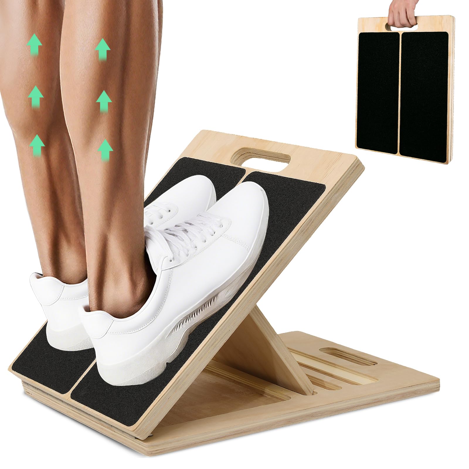 2 in 1木製バランスボード＆ふくらはぎストレッチボード、 - Balance Board Fitness のレビューと価格