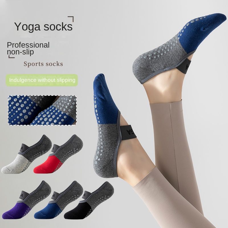5足組 クロスボーダー プロ仕様 ヨガソックス、コットンスト - Yoga Fitness & Nutrition Llp のレビューと価格