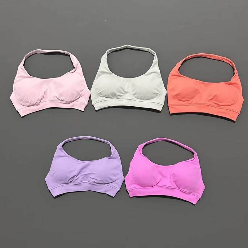 ノーロゴ スポーツブラ レディース シームレス ヨガ下着 取 - Yoga Fitness Logo のレビューと価格