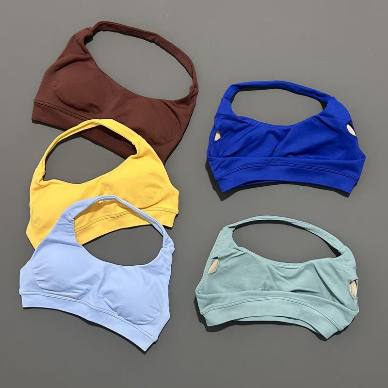 ノーロゴ スポーツブラ レディース シームレス ヨガ下着 取 - Yoga Fitness Logo のレビューと価格