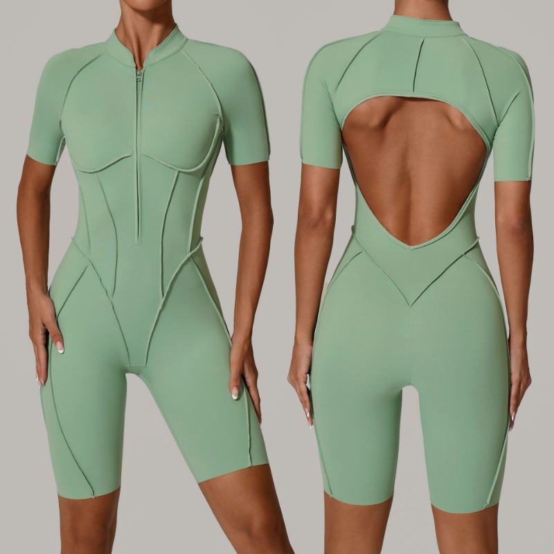 女性用トラックスーツジムワークアウトスポーツ服衣装ジッパージ - Yoga Fitness Kit のレビューと価格