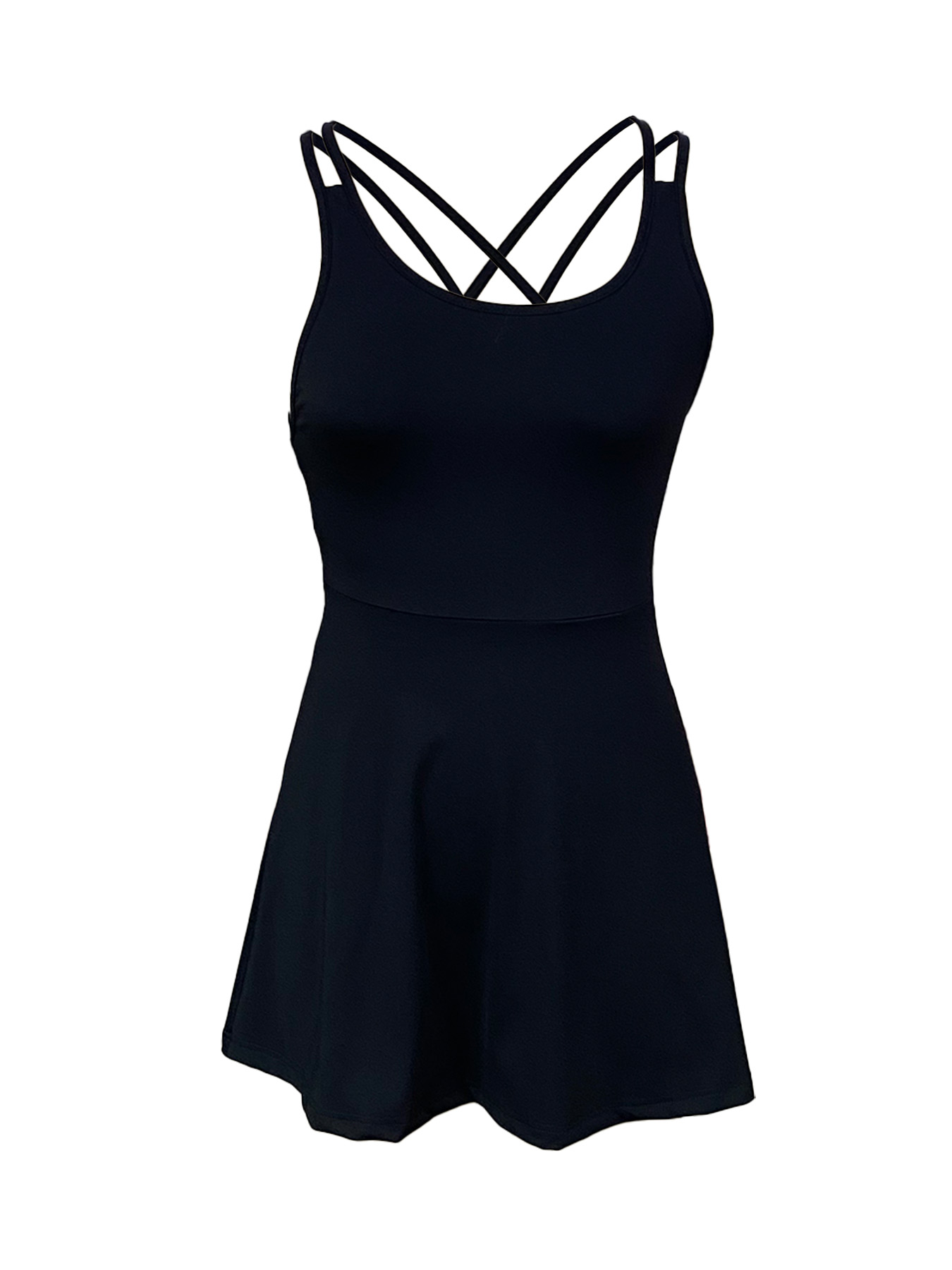 レディースヨガスポーツブラレットテニススカートフィットネスス - Yoga Fitness Dress のレビューと価格