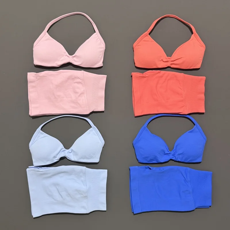 2 ピース HISTELLO スポーツセット シームレススト - Yoga Fitness Kleidung のレビューと価格