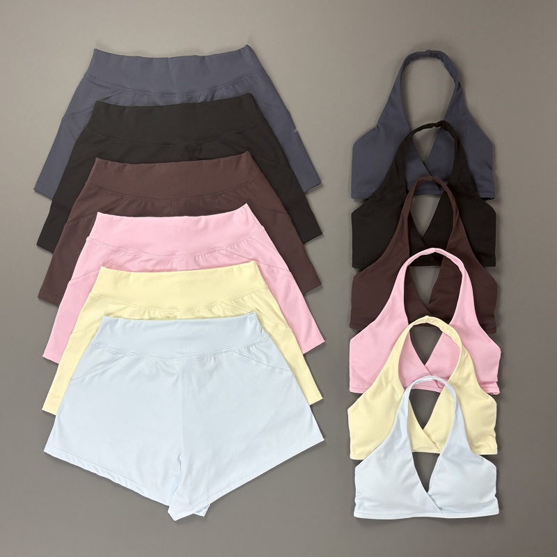 2ピース オリジン トレーニングショーツセット 女性用 ヨガ - Yoga Fitness Kit のレビューと価格