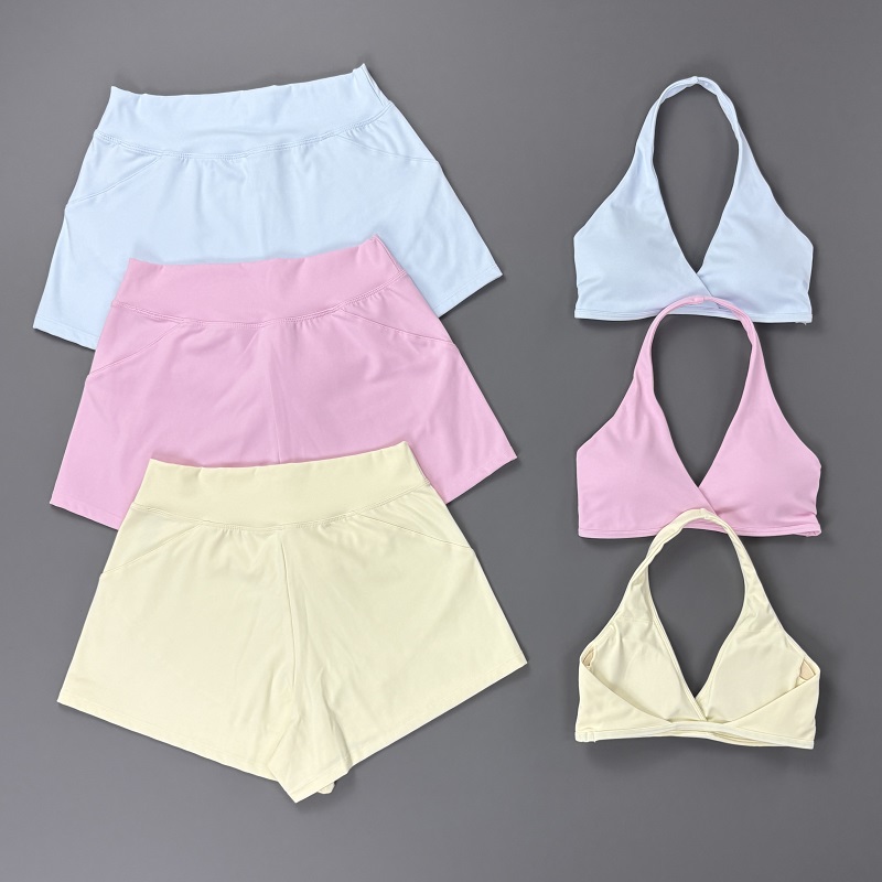 2ピース オリジン トレーニングショーツセット 女性用 ヨガ - Yoga Fitness Kit のレビューと価格