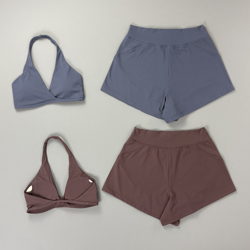 2ピース オリジン トレーニングショーツセット 女性用 ヨガ - Yoga Fitness Kit のレビューと価格