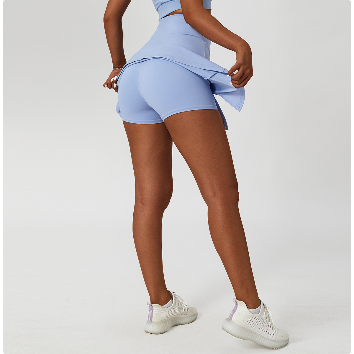 女性用ヨガショートスカートゴルフテニススポーツスカートバドミ - Yoga Fitness Dress のレビューと価格