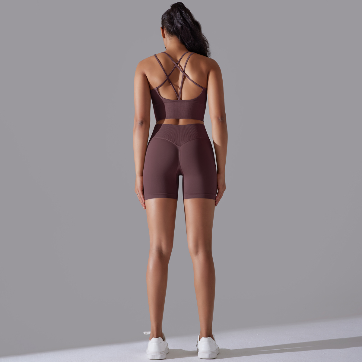 女性のためのシームレスなヨガトラックスーツ,セクシーなスポー - Yoga Fitness Kit のレビューと価格
