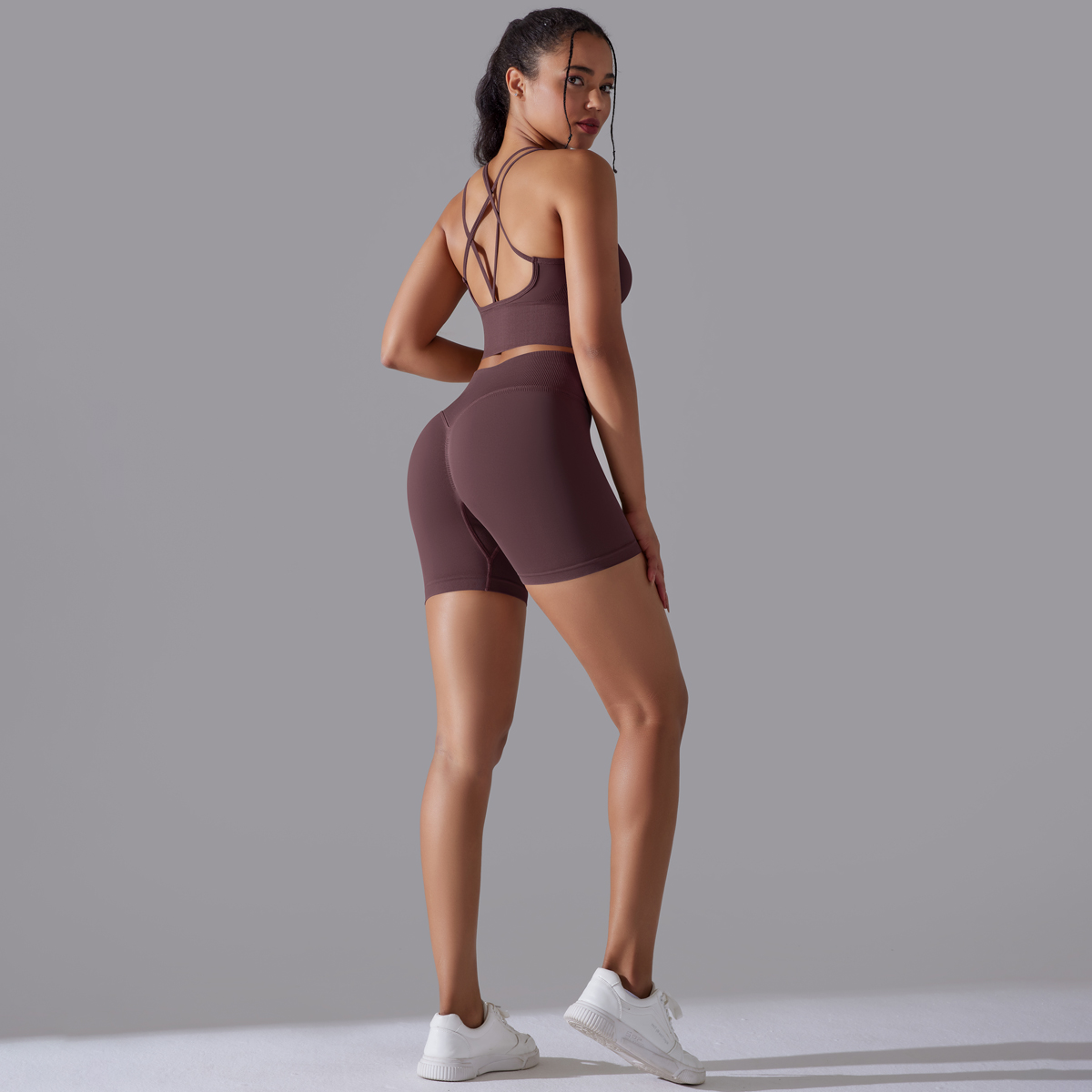 女性のためのシームレスなヨガトラックスーツ,セクシーなスポー - Yoga Fitness Kit のレビューと価格