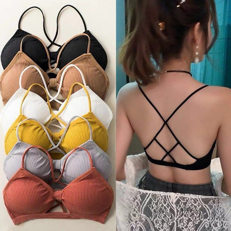 セクシーなスレッド入りスポーツヨガブラ、純綿スポーツブラ、フ - Yoga Fitness Hk のレビューと価格