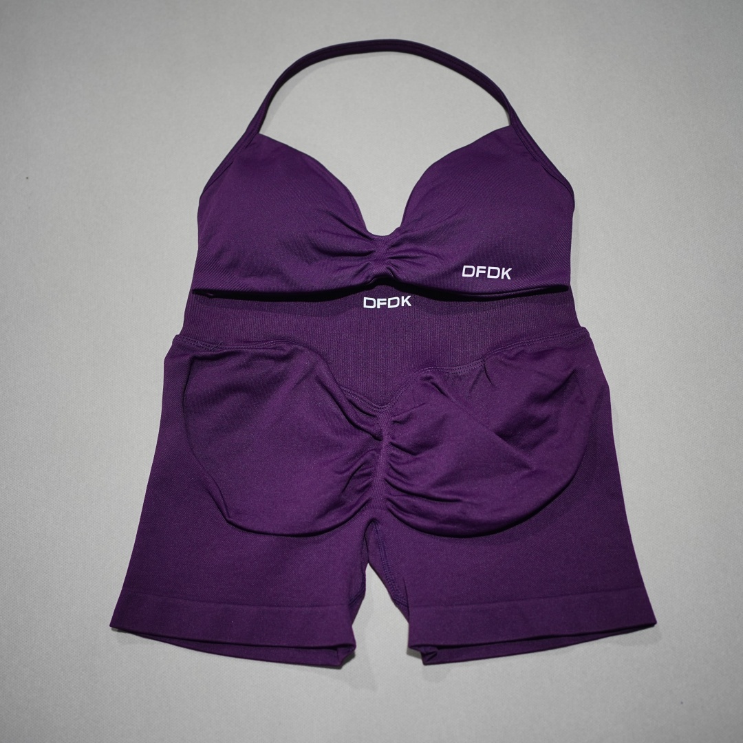 DFDK 女性 2 個フィットネススポーツセットレースアップ - Yoga Fitness Kit のレビューと価格