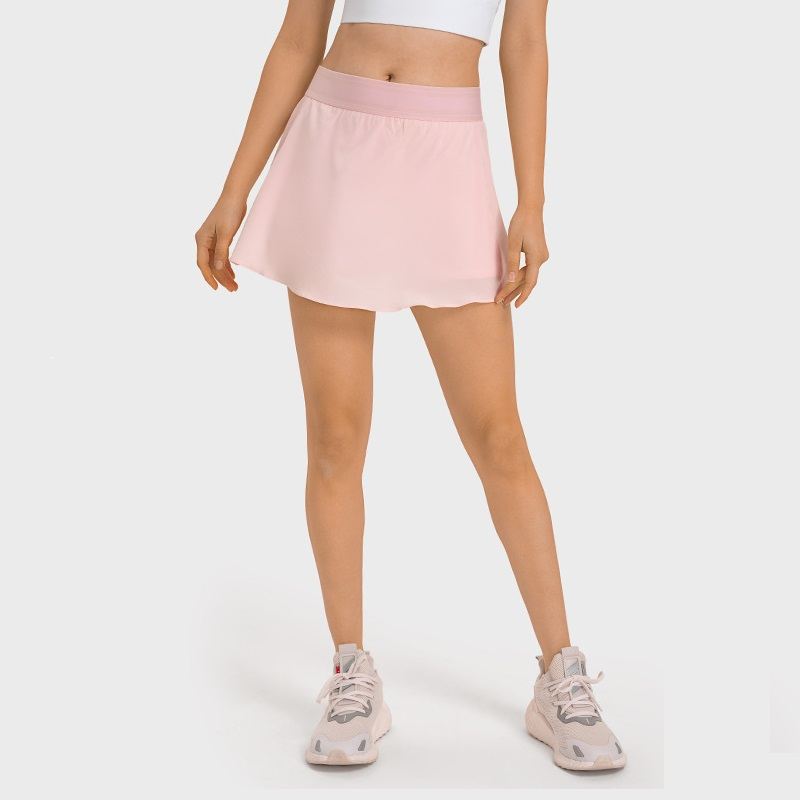女性用2 in 1スポーツスカート,ジムやアウトドアスポーツ - Yoga Fitness Dress のレビューと価格