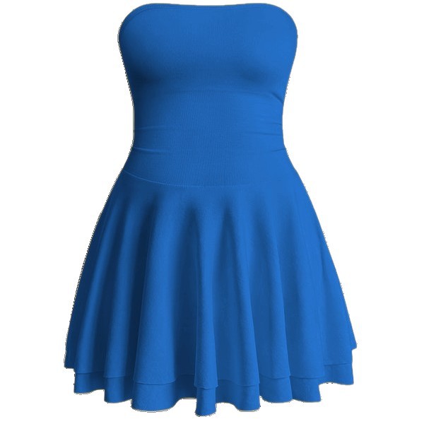 チューブトップドレス 夏 セクシー ワンピース テニススカー - Yoga Fitness Dress のレビューと価格