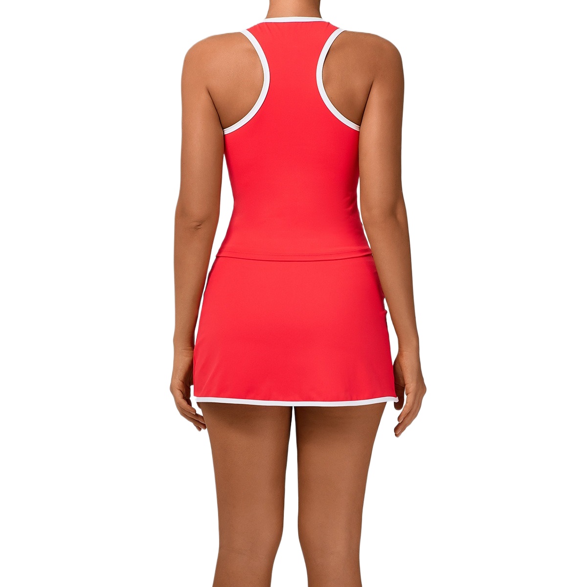カスタムロゴ入りレディース新作ベスト、ショートスカート、テニ - Yoga Fitness Logo のレビューと価格