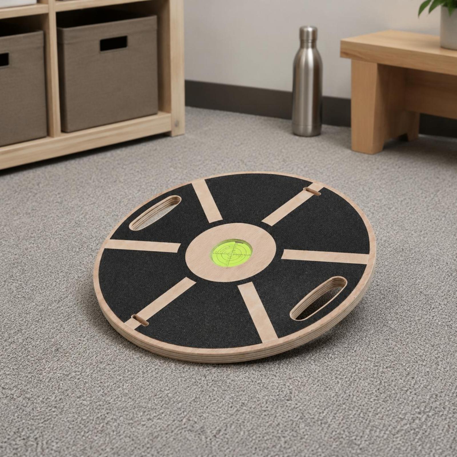 ホームフィットネス木製バランスボード ラウンドデザイン 多機 - Balance Board Fitness のレビューと価格