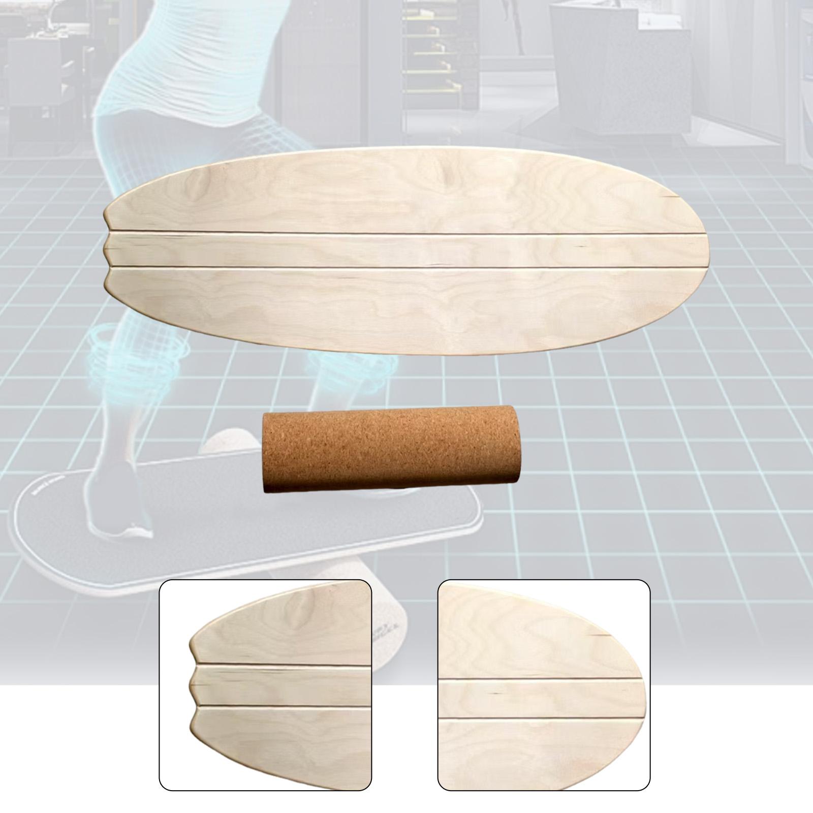 木製バランスボード ローラーバランスサーフボード スタビリテ - Balance Board Fitness のレビューと価格